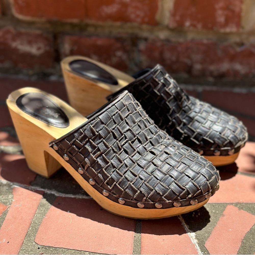Free People Black Clogs